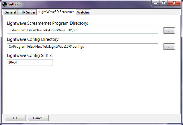 LW3D Settings